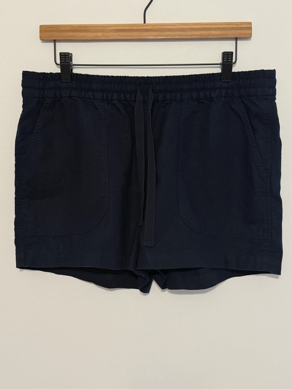 J. Crew Women's Linen Blend Seaside Short Navy Size Medium